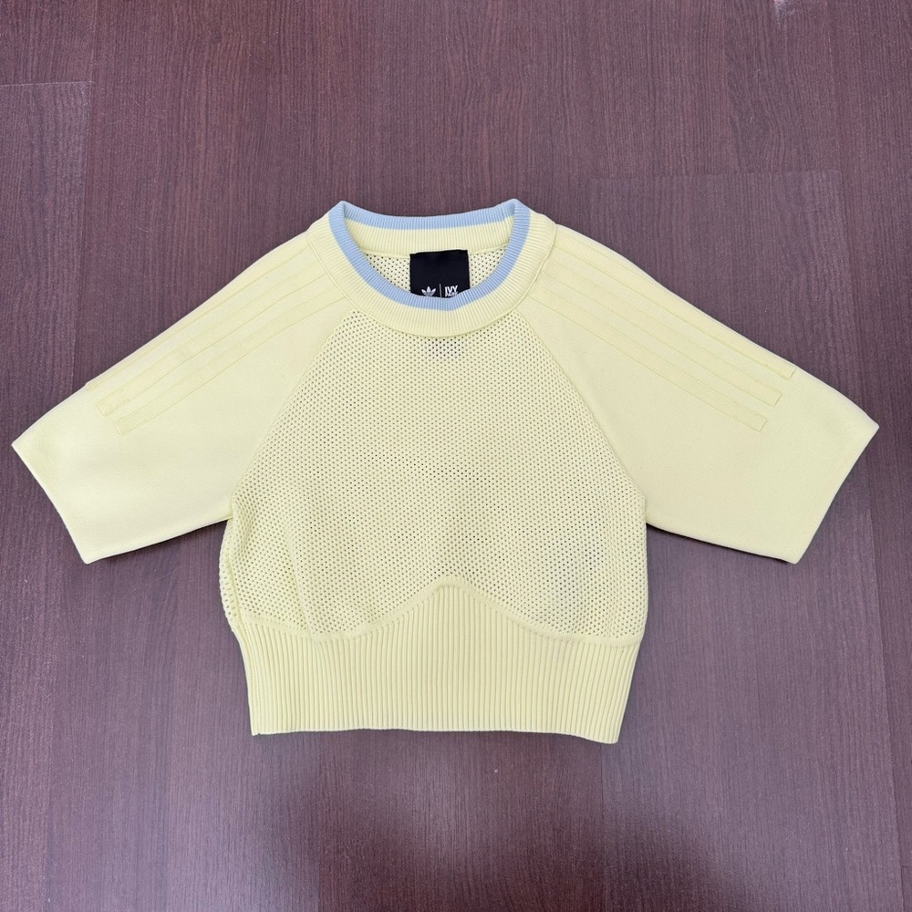 Adidas Ivy Park Yellow Cropped Top size S